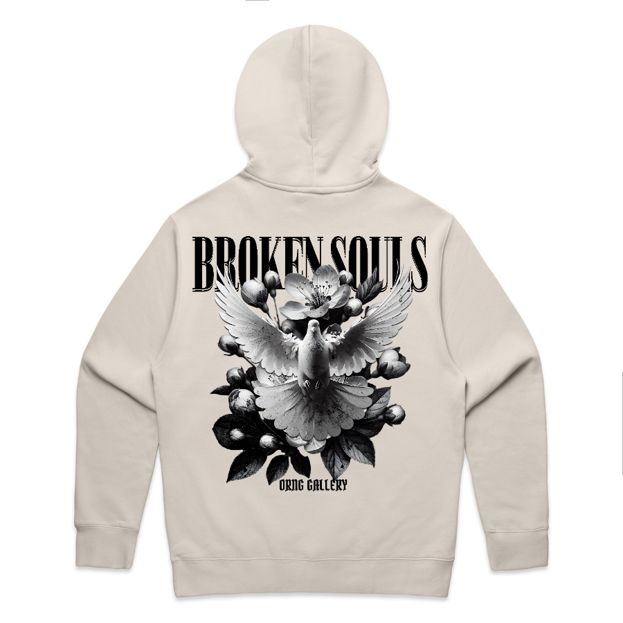 Dove & Blossom Free Spirit Hoodie Bone