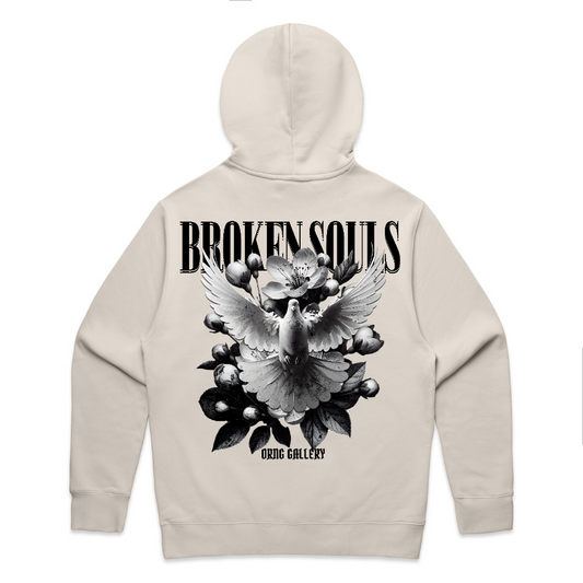 Dove & Blossom Free Spirit Hoodie Bone