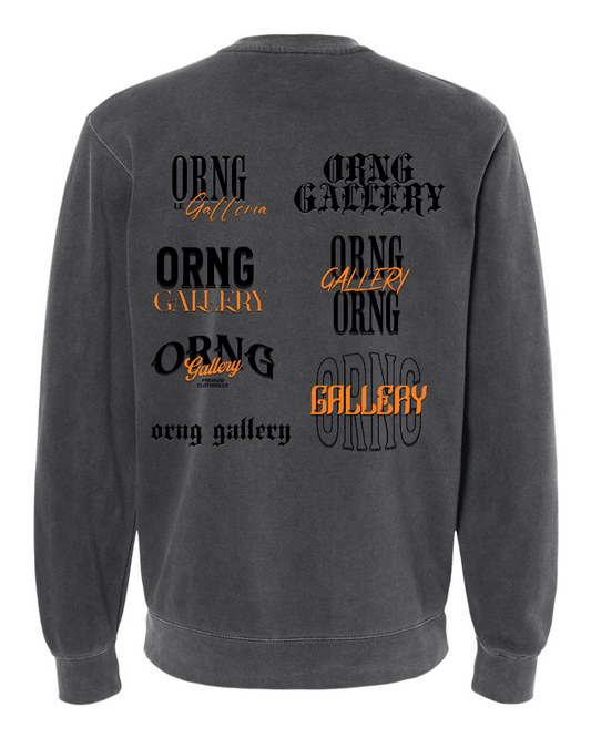 Gods Child Logo Crew Black Charcoal