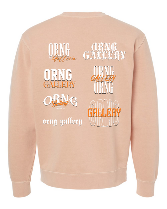 Gods Child Logo Crew Dusty Pink