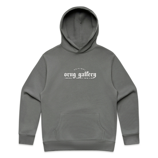 Concrete Rose Heavy Hoodie- Shadow Grey