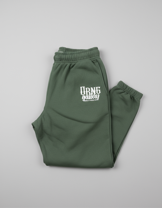 Hidden Snakes Army Green Relax Track Pants | 5932