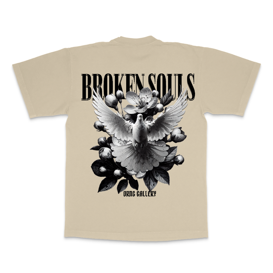 Dove & Blossom Free Spirit Beige Graphic T