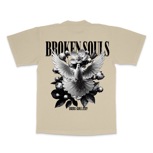 Dove & Blossom Free Spirit Beige Graphic T