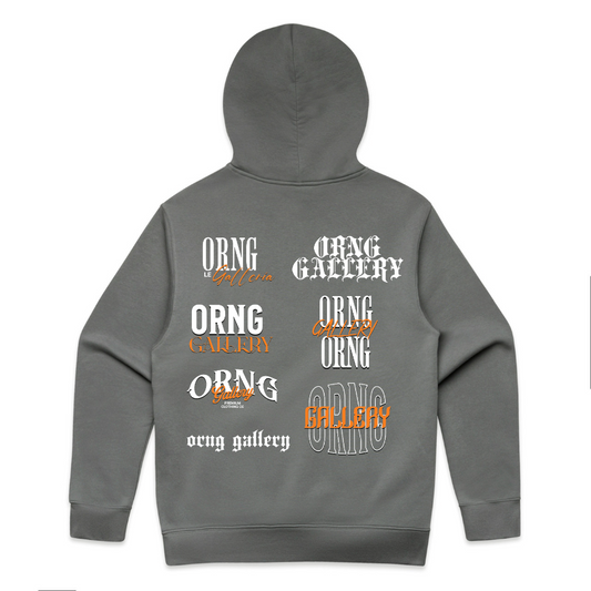 Orng Gallery Nardo Grey Heavy Weight Hoodie