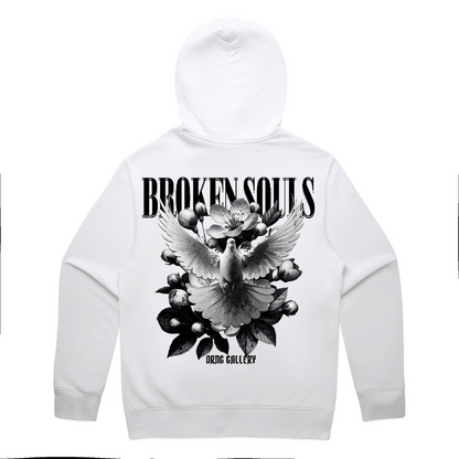 Dove & Blossom Free Spirit Hoodie White