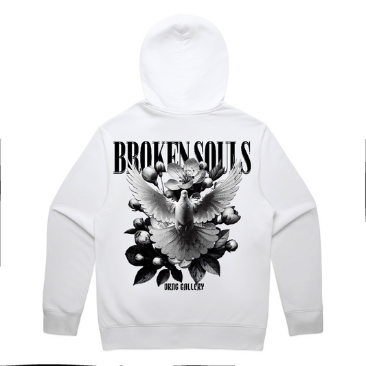 Dove & Blossom Free Spirit Hoodie White