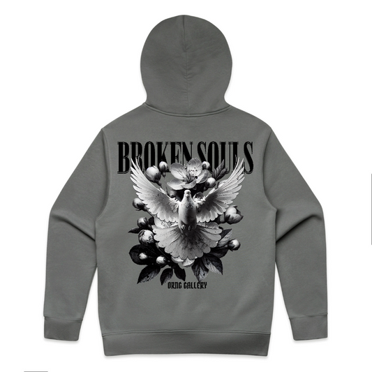 Dove & Blossom Free Spirit Hoodie Shadow Grey