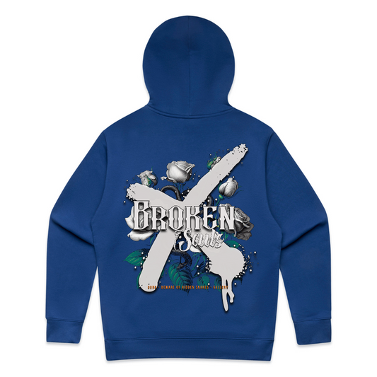 Beware of Hidden Snakes Relaxed Hoodie Liberty Blue