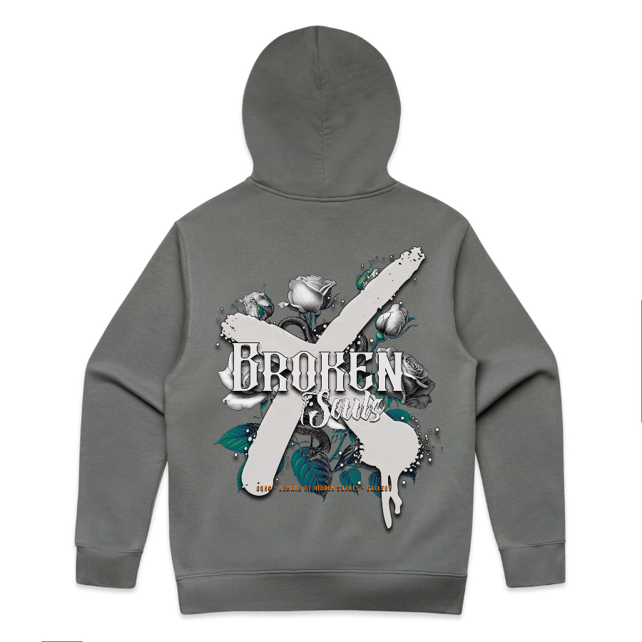 Beware of Hidden Snakes Relax Hood Shadow Grey