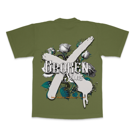 Beware of Hidden Snakes Army Green Designer T