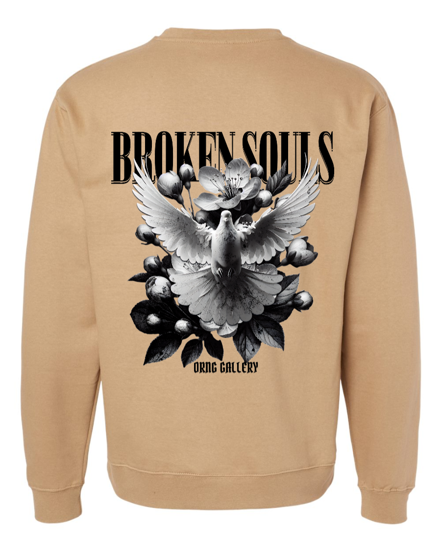 Dove & Blossom Free Spirit Crewneck Beige