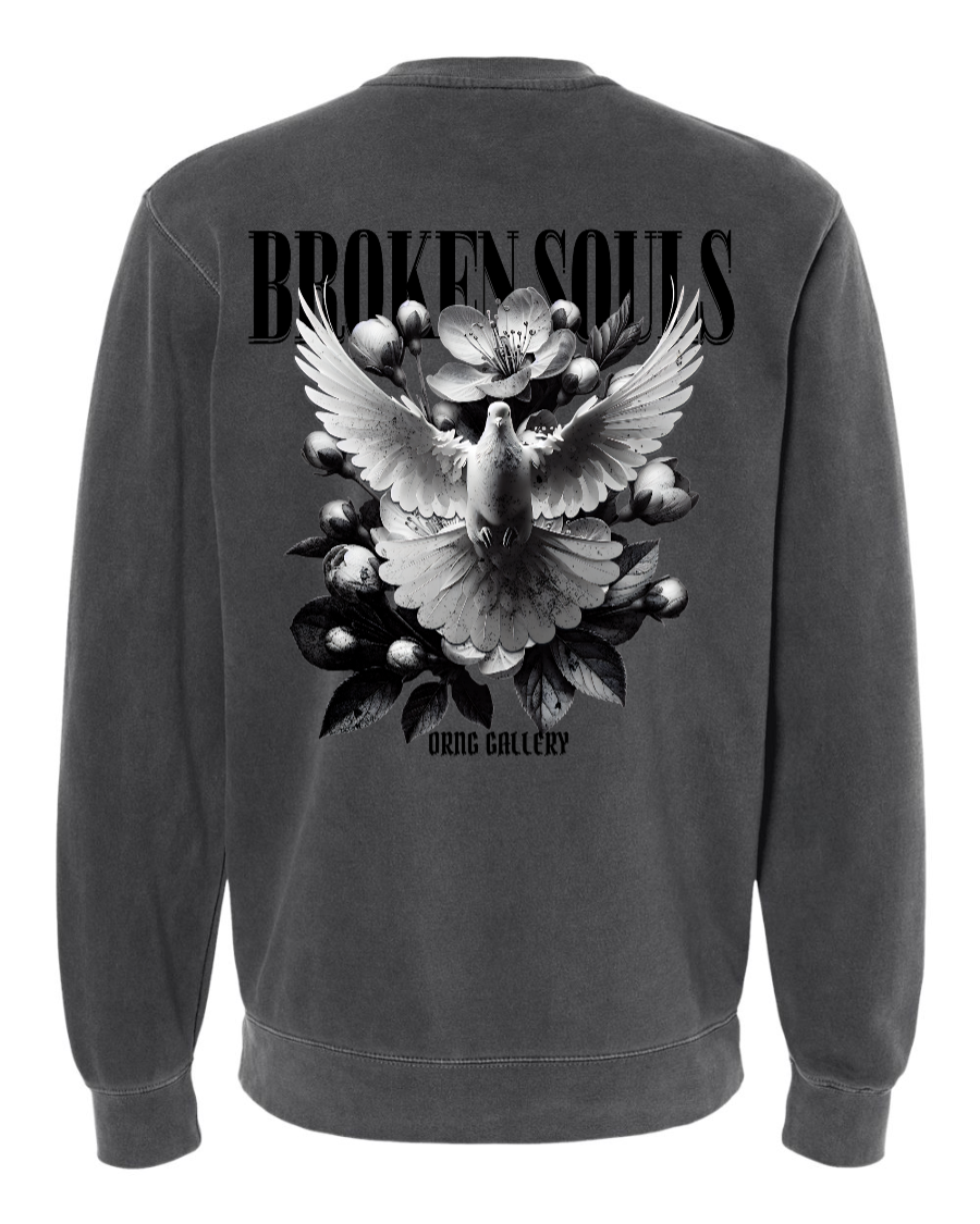 Free Spirit Washed Black Designer Crew