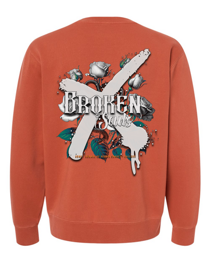 Beware of Hidden Snakes Orng Crew Neck