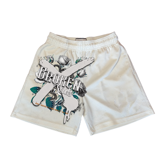 Beware of Hidden Snakes Mesh Shorts