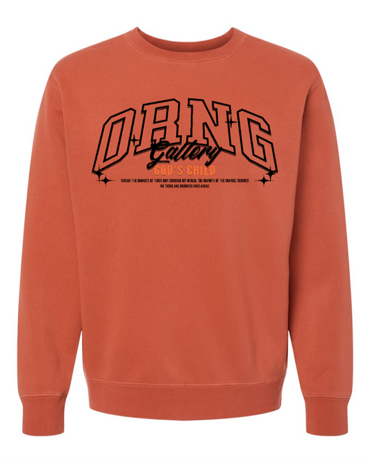 Gods Child Logo Crew ORNG