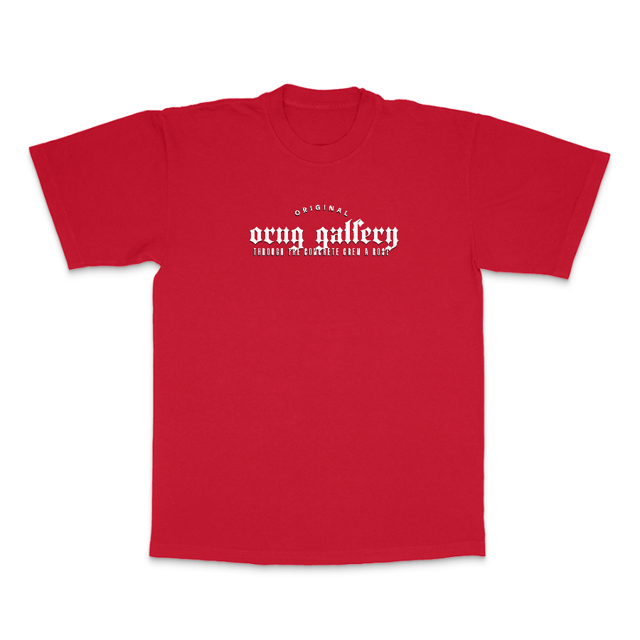 Concrete Rose Graphic T Red
