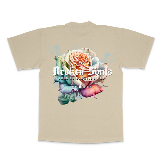Concrete Rose Graphic T Beige