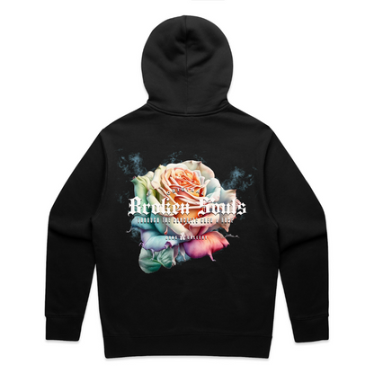 Concrete Rose Heavy Hoodie- Black