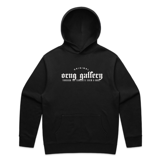 Concrete Rose Heavy Hoodie- Black