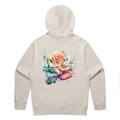 Concrete Rose Heavy Hoodie- Beige