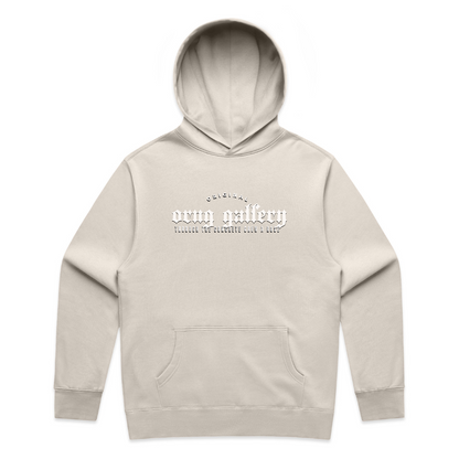 Concrete Rose Heavy Hoodie- Beige