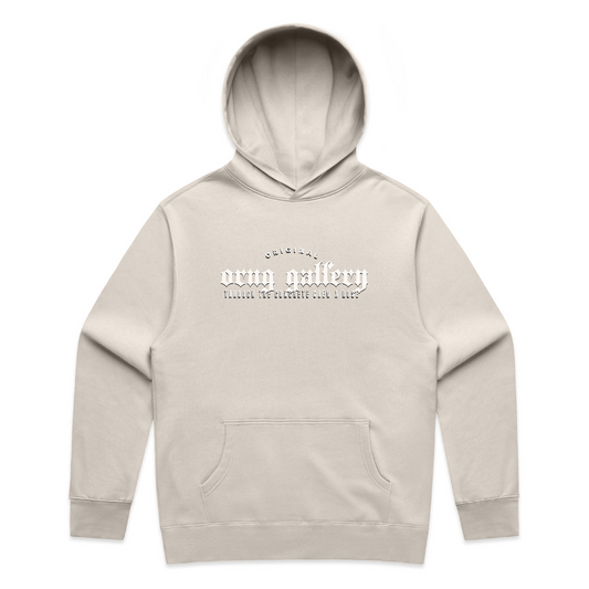 Concrete Rose Heavy Hoodie- Beige