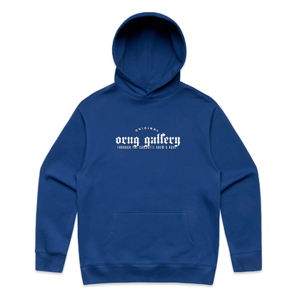 Concrete Rose Heavy Hoodie- Liberty Blue
