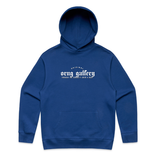 Concrete Rose Heavy Hoodie- Liberty Blue