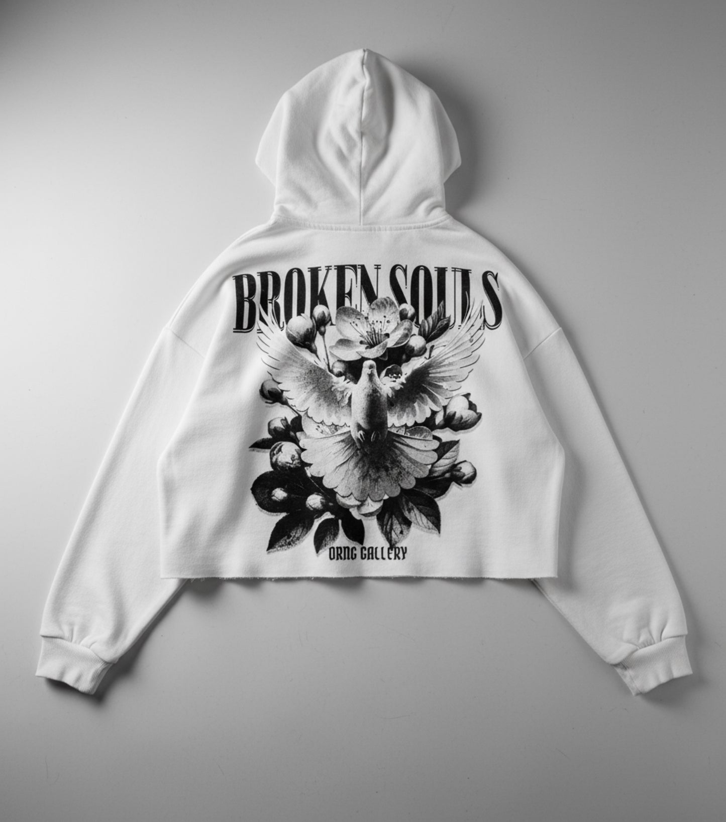 Dove & Blossom Free Spirit Hoodie White