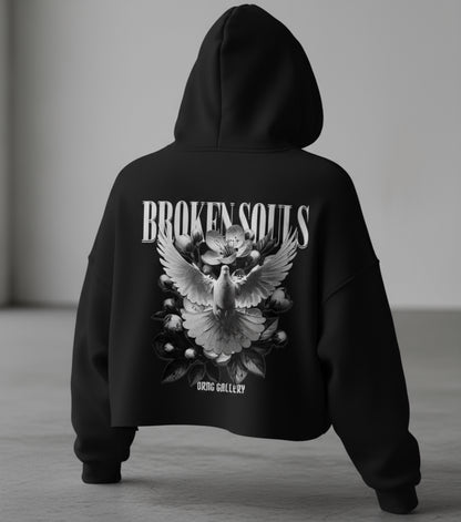 Dove & Blossom Free Spirit Hoodie Black