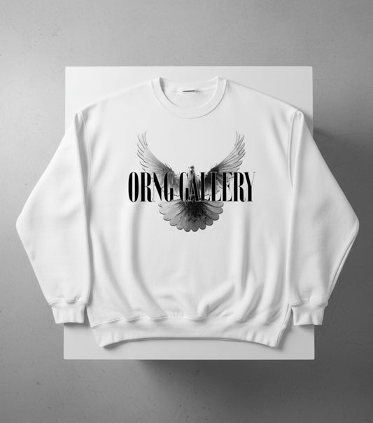 Free Spirit White Designer Crew