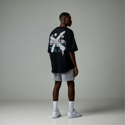 Beware of Hidden Snakes Black Designer T