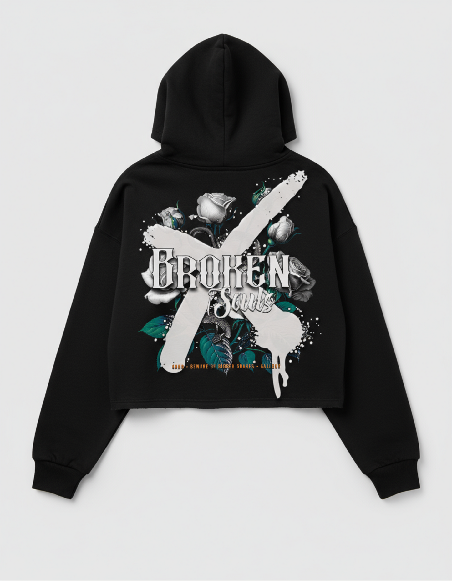 Beware of Hidden Snakes Relax Hood Black