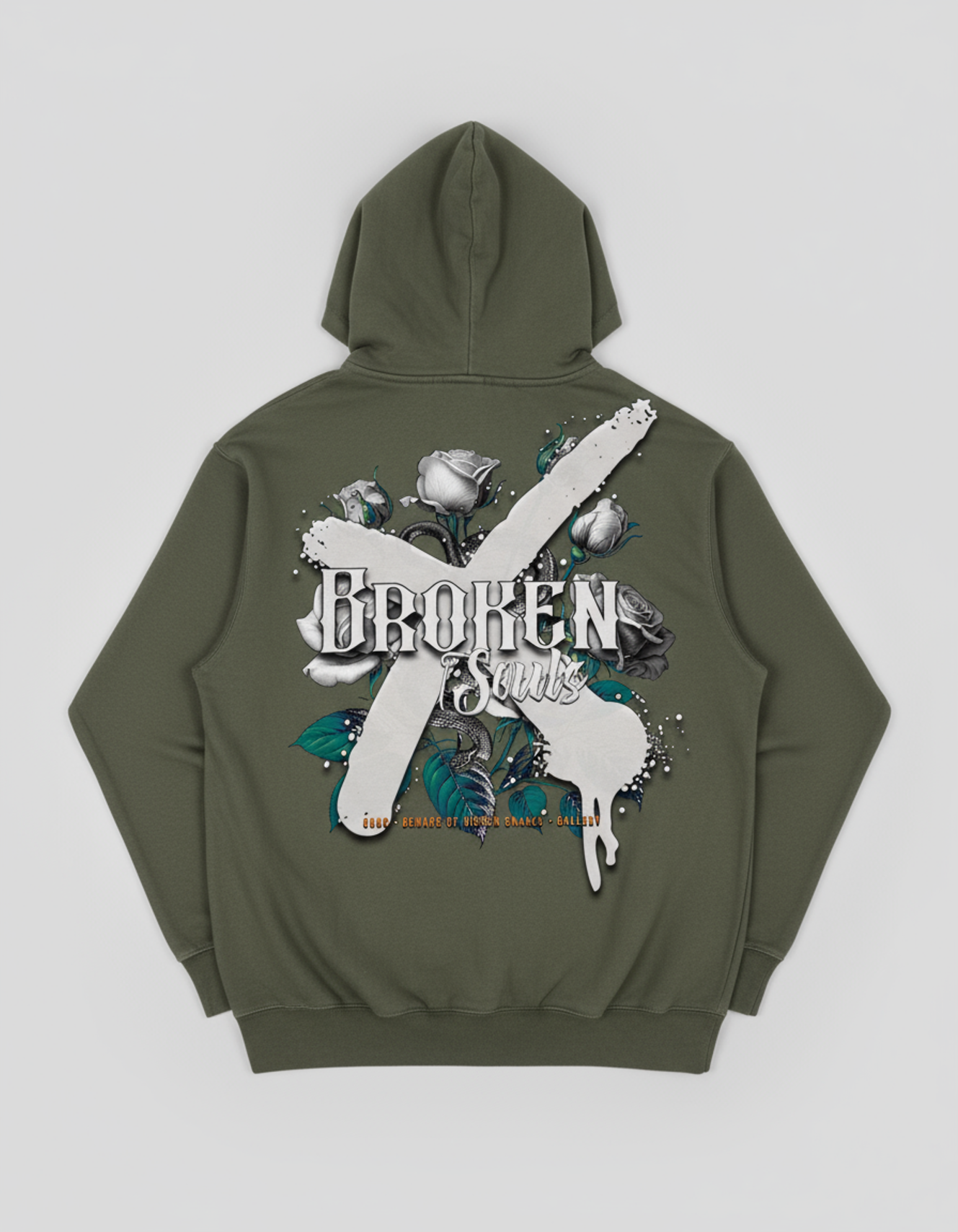 Beware of Hidden Snakes Relax Hood Cypress Green