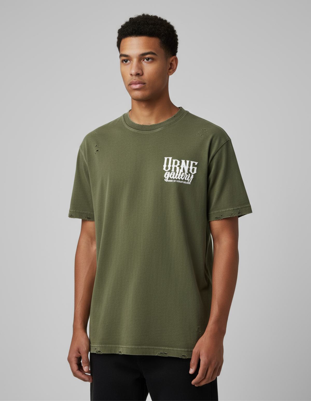 Beware of Hidden Snakes Army Green Designer T